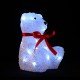 Décoration de Noël ours illuminé led effet sca.
