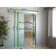 Glass sliding doors with 4 Rays-Instalació...