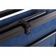 Foldable bed at 5 levels - blue color - a.