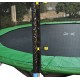 Safety net protective wall bed elastic tram.