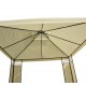 Gazebo dinner flag - cream color and black - ace.