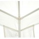 Tenda rimovibile 3x3 m giardino impermeabile bianco.