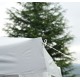 Tenda impermeabile bianco oxford 3x3m.