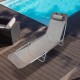 Chaises longues et pliantes pour plage de jardin ou p.