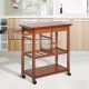 Carrito para Cocina Madera Natural Madera Metal 81 ...