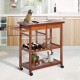 Carrito para Cocina Madera Natural Madera Metal 81 ...