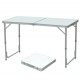 Table de camping pliante et convertible avec hauteur r.