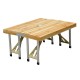 Folding table pine wood for camping or beach 4 ...