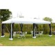 Folding tent type gazebo pavilion with mosquito net ...