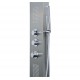 Panel column shower full hydromassage inoxi steel.