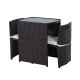 Outdoor furniture set 1 table and 2 chairs for ...