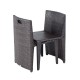 Outdoor furniture set 1 table and 2 chairs for ...