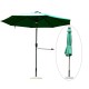 Parasol reclining umbrella with LED and high light.