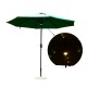 Parasol reclining umbrella with LED and high light.