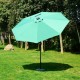 Ombrellone reclinabile parasole con LED e luce alta.