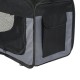 Transportin Mascotas Gris y Negro Oxford 63x45x45cm...