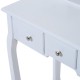 Toucher au tabouret - couleur blanche -...