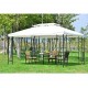 Gazebo diner for terrace garden patio - type car.