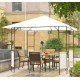 Carp diner for garden or terrace - cream color - ...