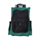 Transportin 2 en 1 Verde y Negro Oxford Acero 35x27...