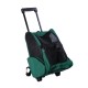 Transportin 2 en 1 Verde y Negro Oxford Acero 35x27...