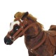 Giocattolo cavallo marrone felpa 85x28x60cm...