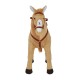 Toy horse beige felpa 85x28x60cm...