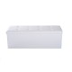 Sgabello pieghevole legno bianco 110x38x38cm...