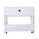 Bureau en bois blanc 100x36x88cm...