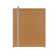 Bathroom mirror glass oak 60x50x15cm...