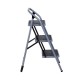 Aluminiumtreppe silber 92x48x62cm...