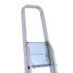 Escalera Aluminio Plateado 188x109x48cm...