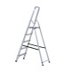 Scala in alluminio placcato 166x95x45cm...