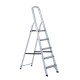 Scala in alluminio placcato 166x95x45cm...