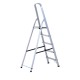 Scala in alluminio placcato 166x95x45cm...