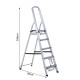 Scala in alluminio placcato 166x95x45cm...