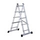 Aluminum staircase plated 130x40x140cm.