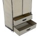 Folding wardrobe with 2 compartments and 2 ...