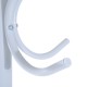Perchero de Pie Acero Blanco 50x50x175cm...