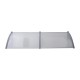Marquee de teto de alumínio transparente 200x100x2.
