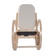 Stone chair beige wood 53,5x97x101cm...