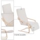 Beige wood chair 66,5x81x100cm...