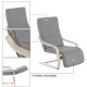 Cadeira de relaxamento madeira cinza 66,5x81x100cm...