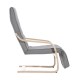 Chair of relaxation grey wood 66,5x81x100cm...