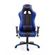 Silla de Oficina Cuero PU Azul 67x67x123-132cm...