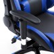Office chair leather pu blue 67x67x123-132cm...