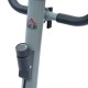 Statisches Fahrrad schwarz und silber Stahl 87x45x94c...