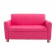 Sillón para Niños PU Rosado 84x42,5x53cm...