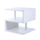 Zusatztisch weißes Holz 50x50x50cm...