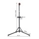 Bici corsa in acciaio nero 85x59x100-159c...